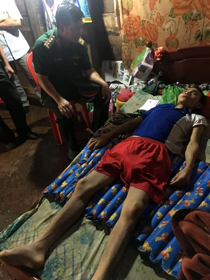 Một gia đình quân nhân cần giúp đỡ